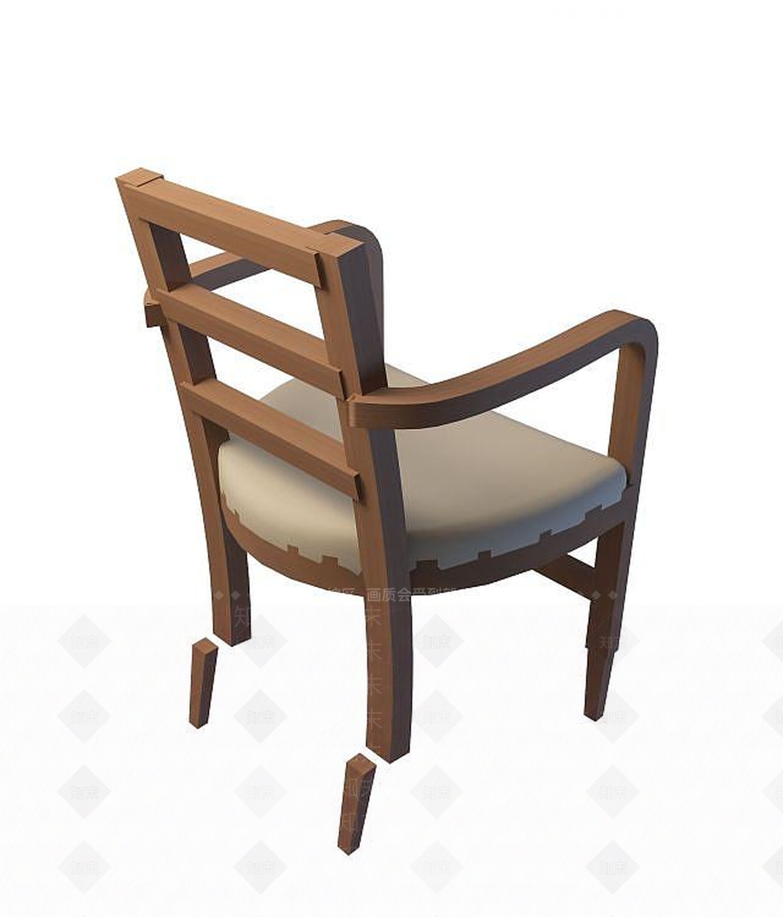 现代休闲椅3D模型下载【ID:1200104352】