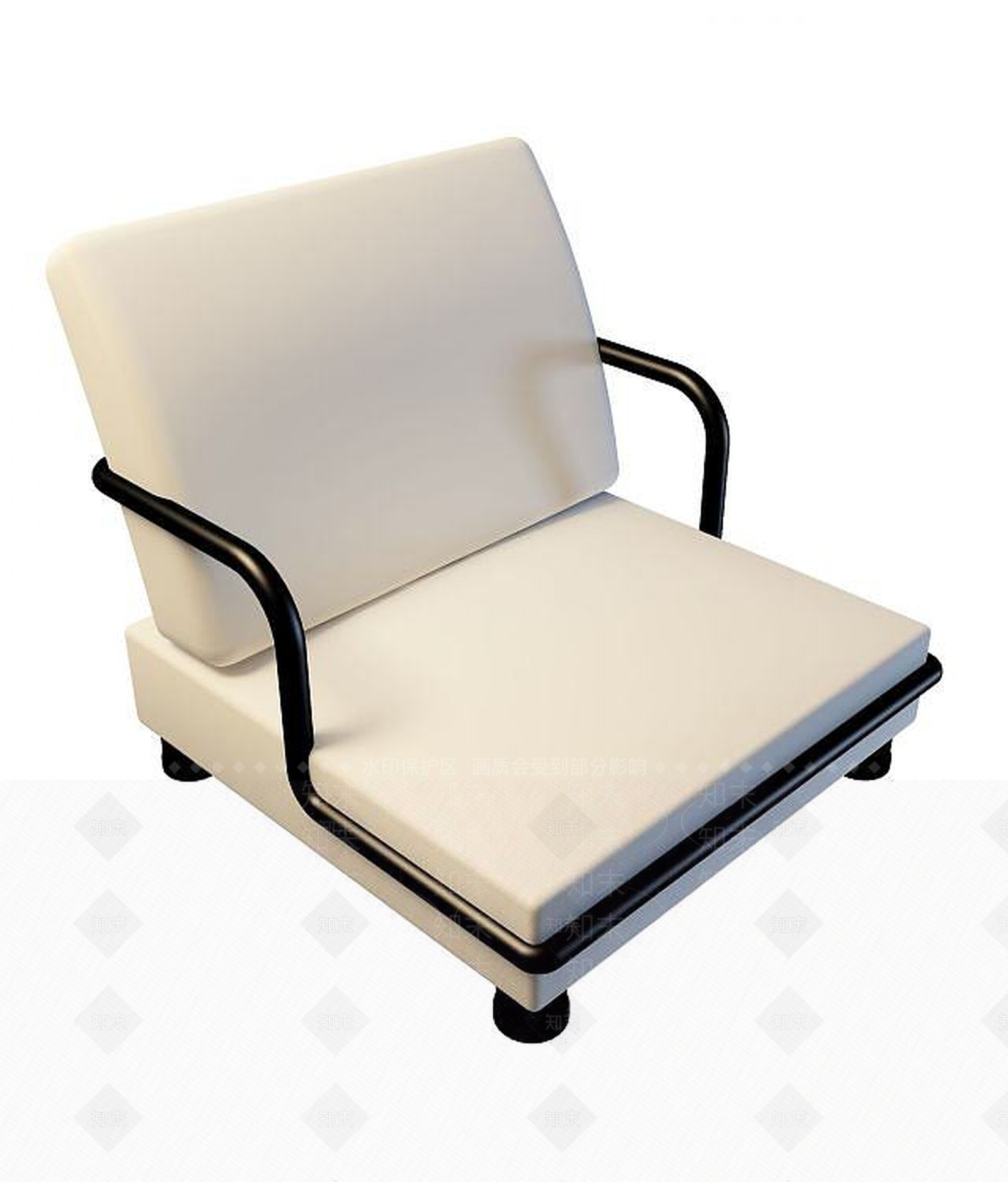 现代休闲椅3D模型下载【ID:1200104280】