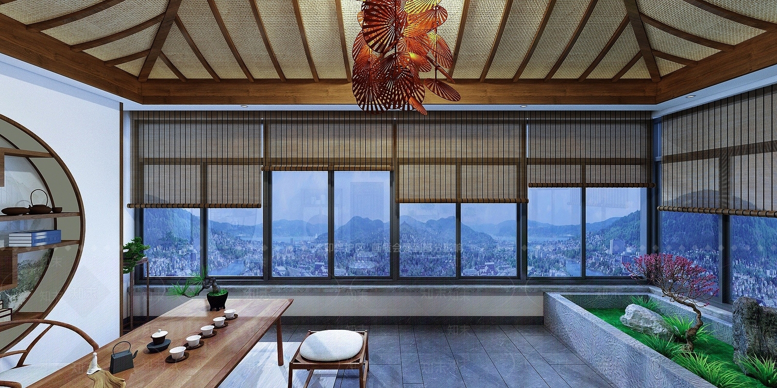现代办公大厅3D模型下载【ID:1190487615】