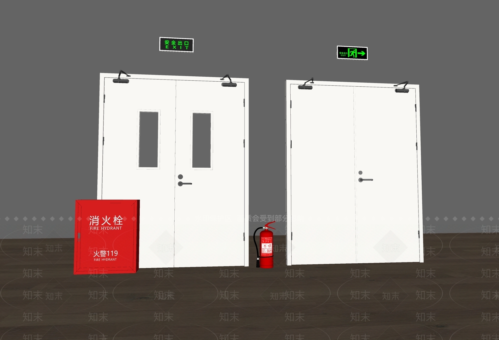 现代双开门SU模型下载【ID:1190489942】