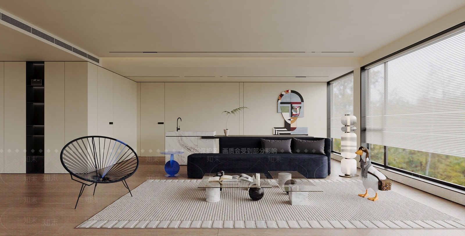 大理石岛台吧台3D模型下载【ID:1227392689】