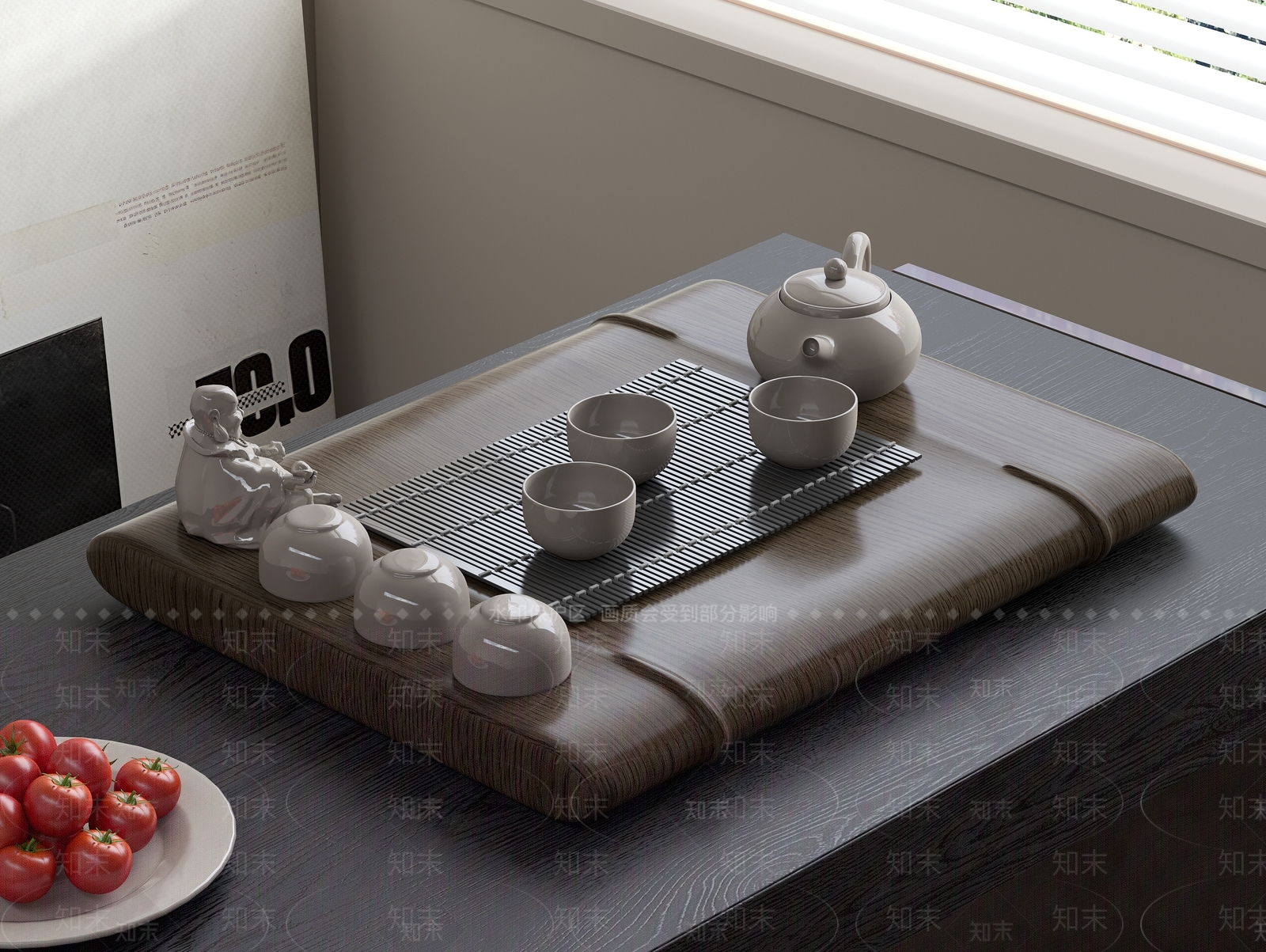 茶具3D模型下载【ID:1190499732】