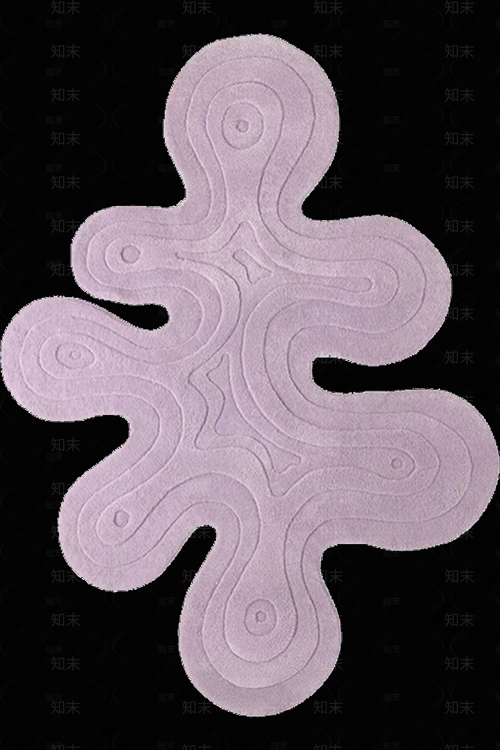 现代简约圆形地毯贴图下载【ID:1190504658】