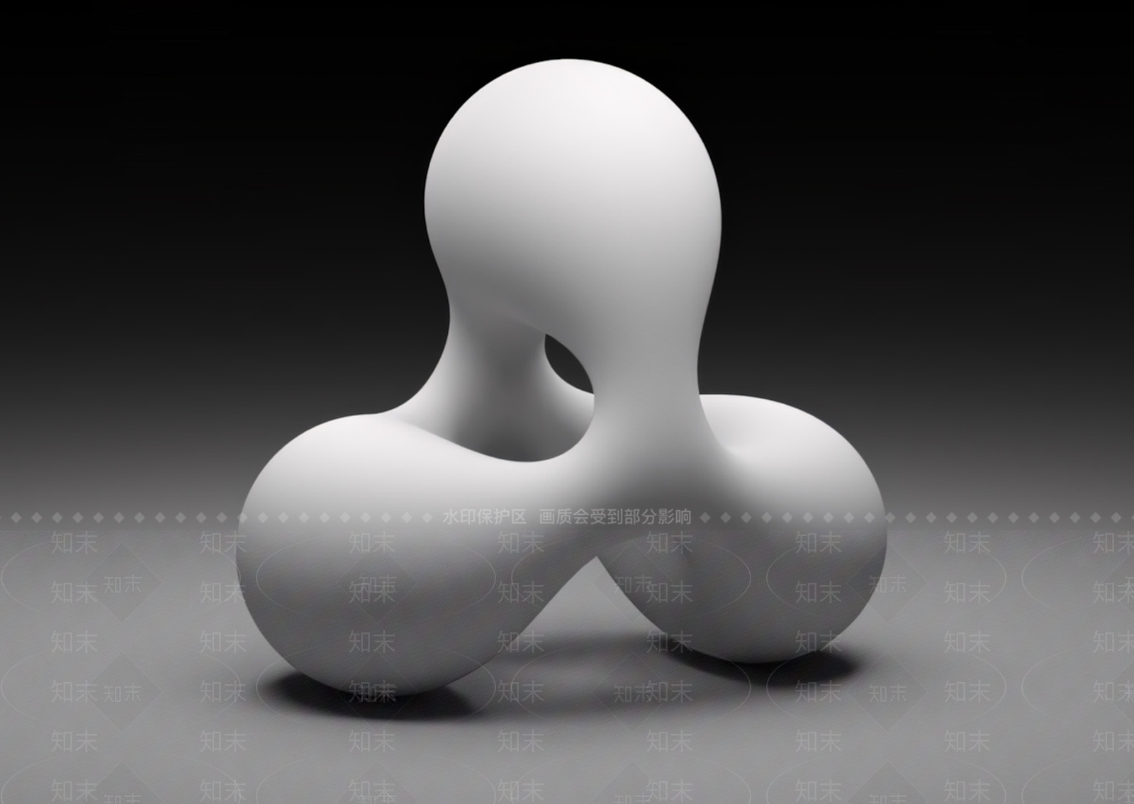 现代艺术装置3D模型下载【ID:1190506235】