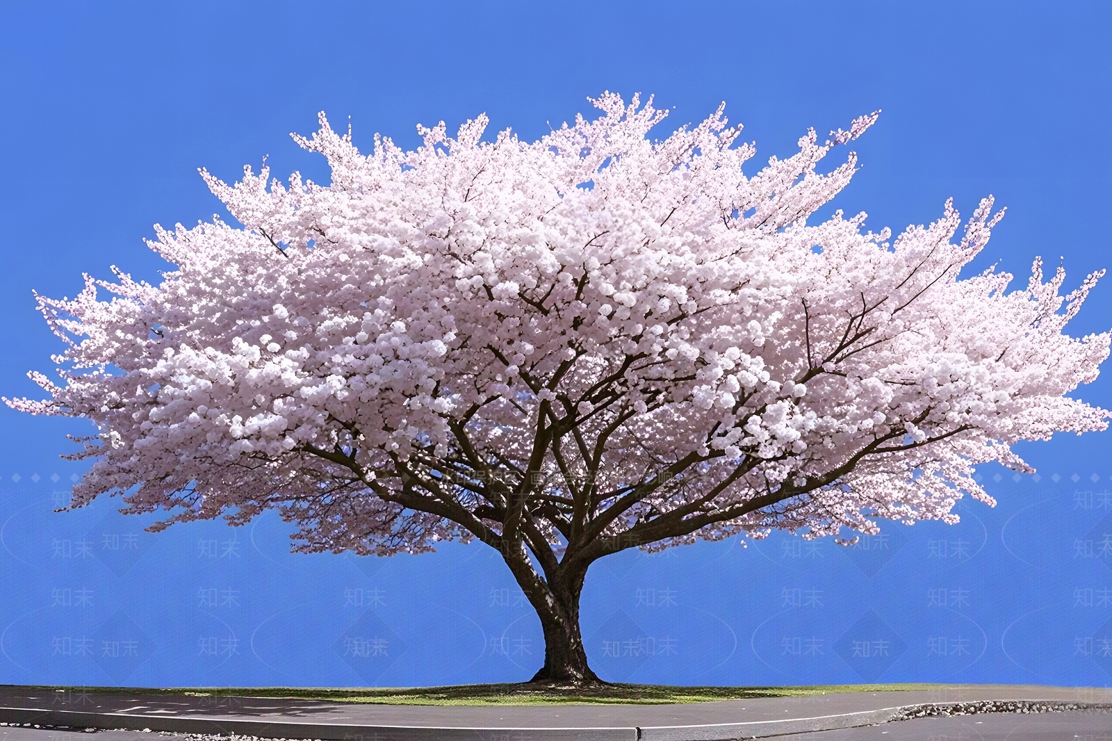 2D大樱花树SU模型下载【ID:1190508624】