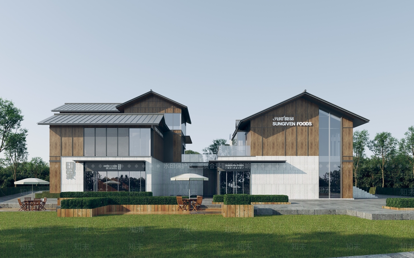 新中式其他商业建筑3D模型下载【ID:1190521180】