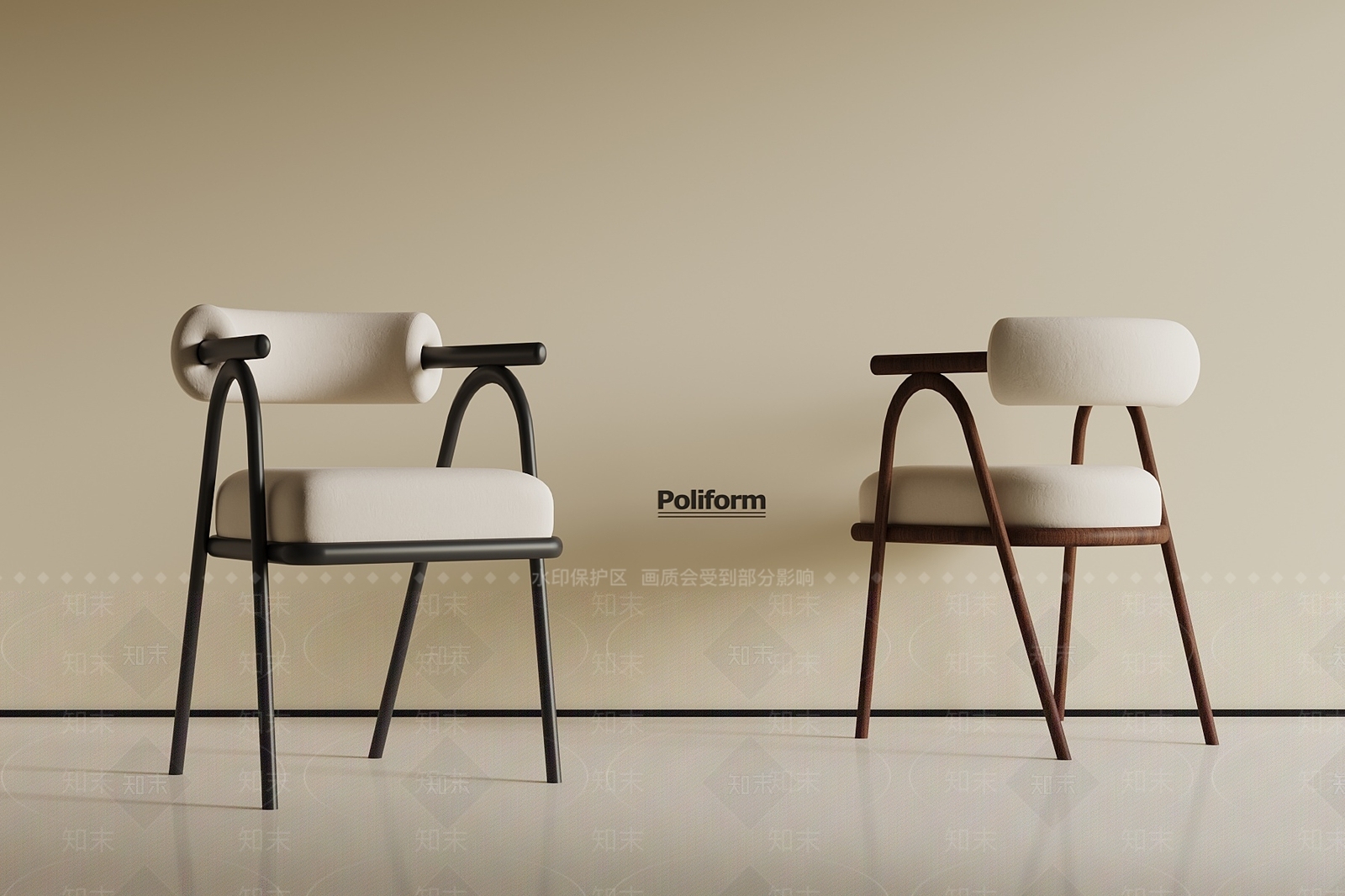 法式中古餐椅3D模型下载【ID:1190529816】