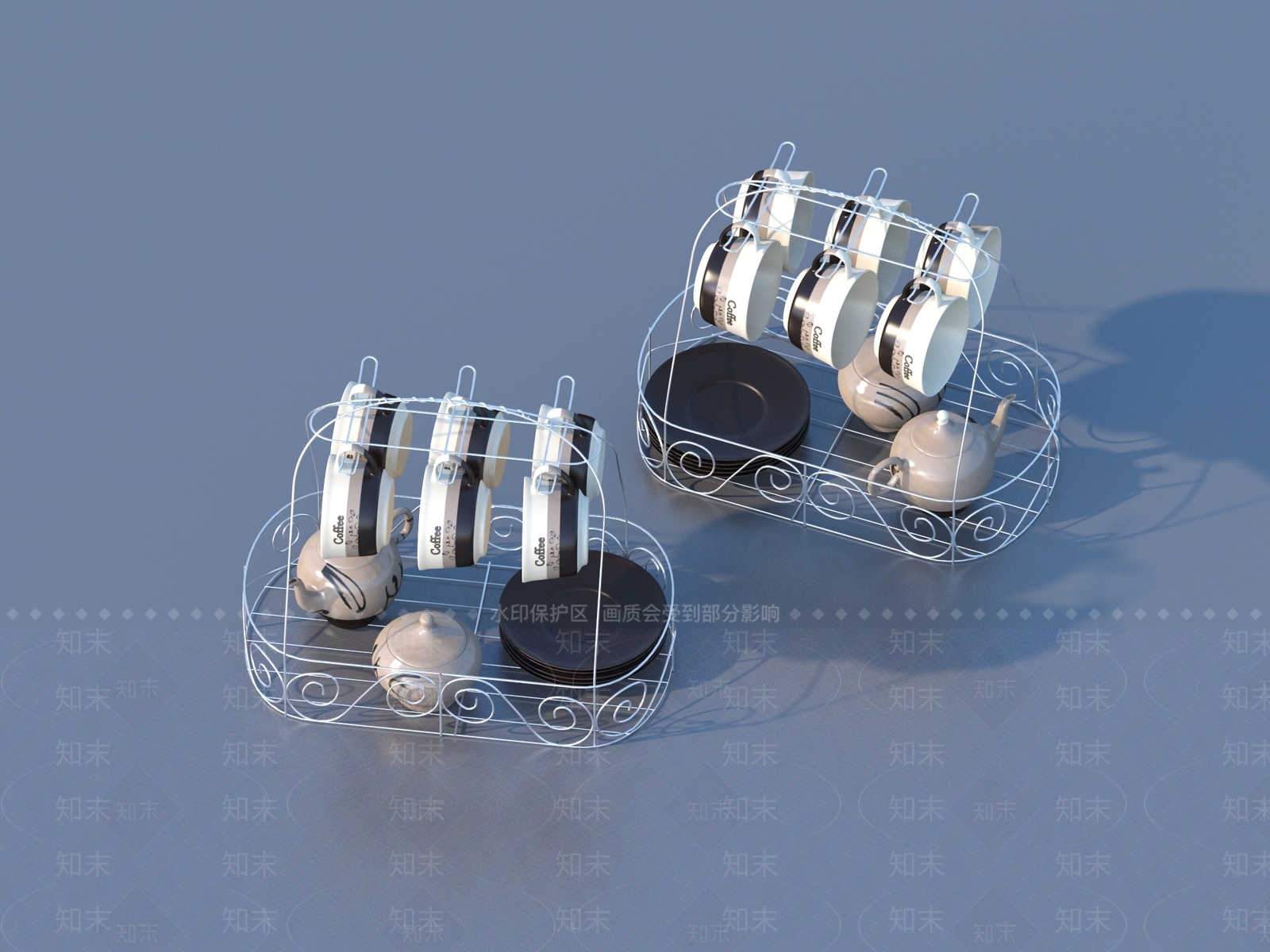 厨房用品3D模型下载【ID:1190531735】