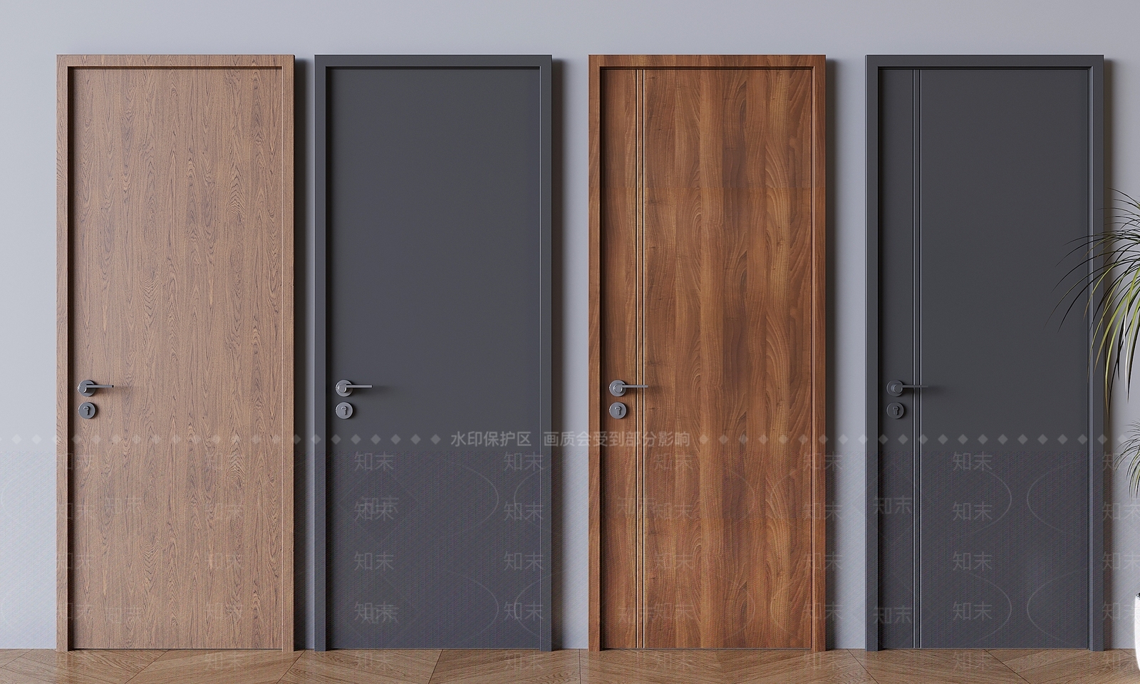 中古单开门3D模型下载【ID:1190534987】