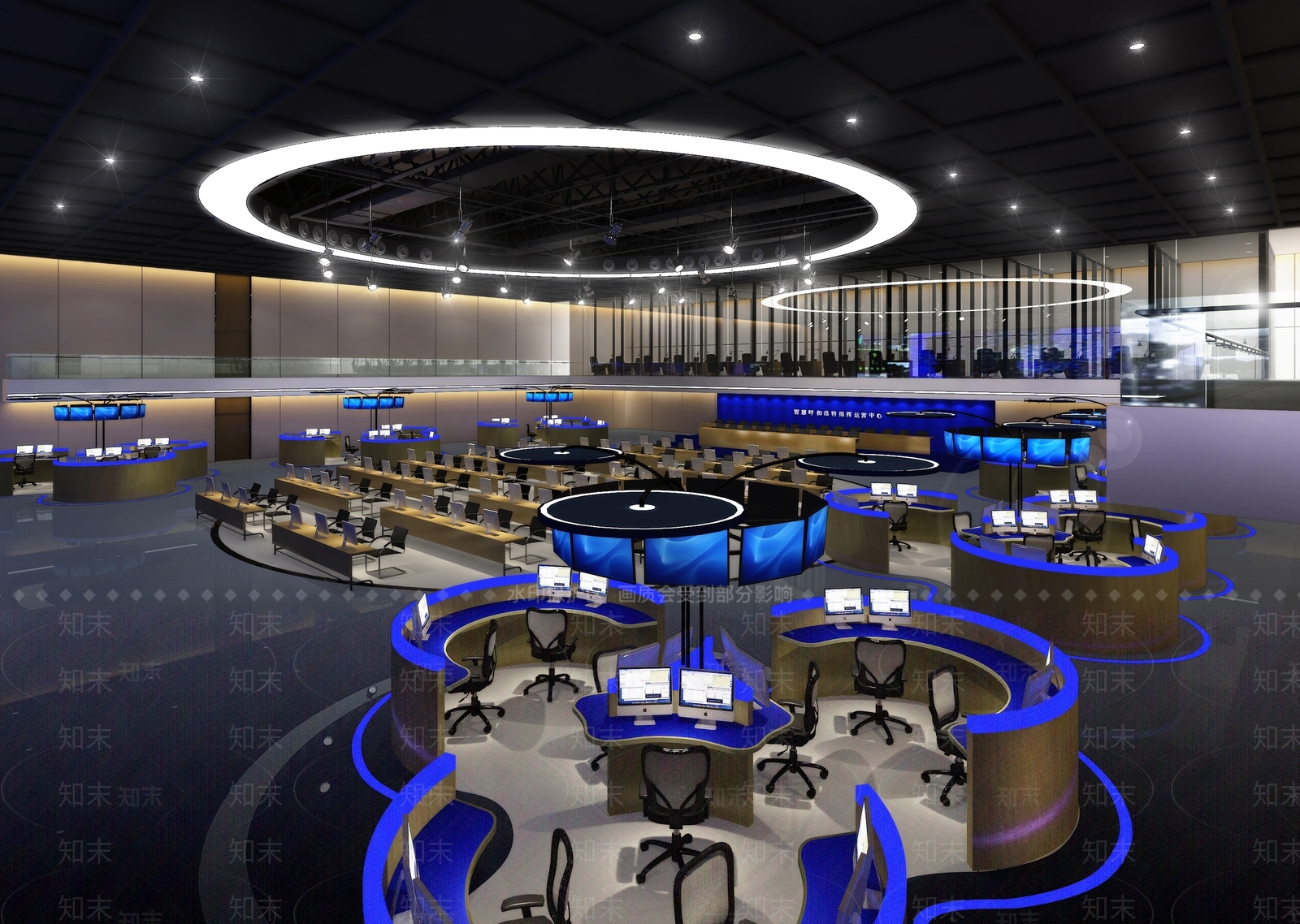 现代指挥中心3D模型下载【ID:1190536415】
