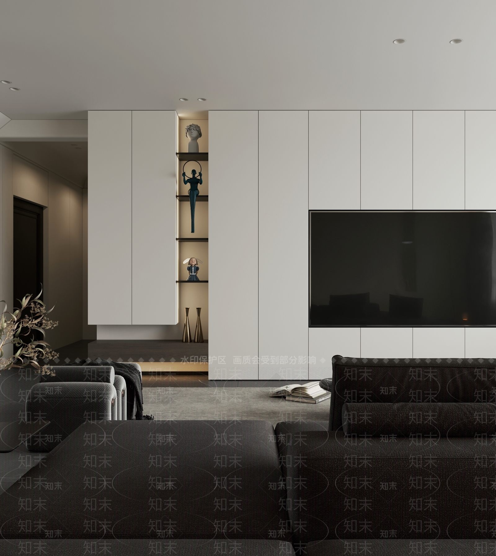 现代客餐厅3D模型下载【ID:1215088113】