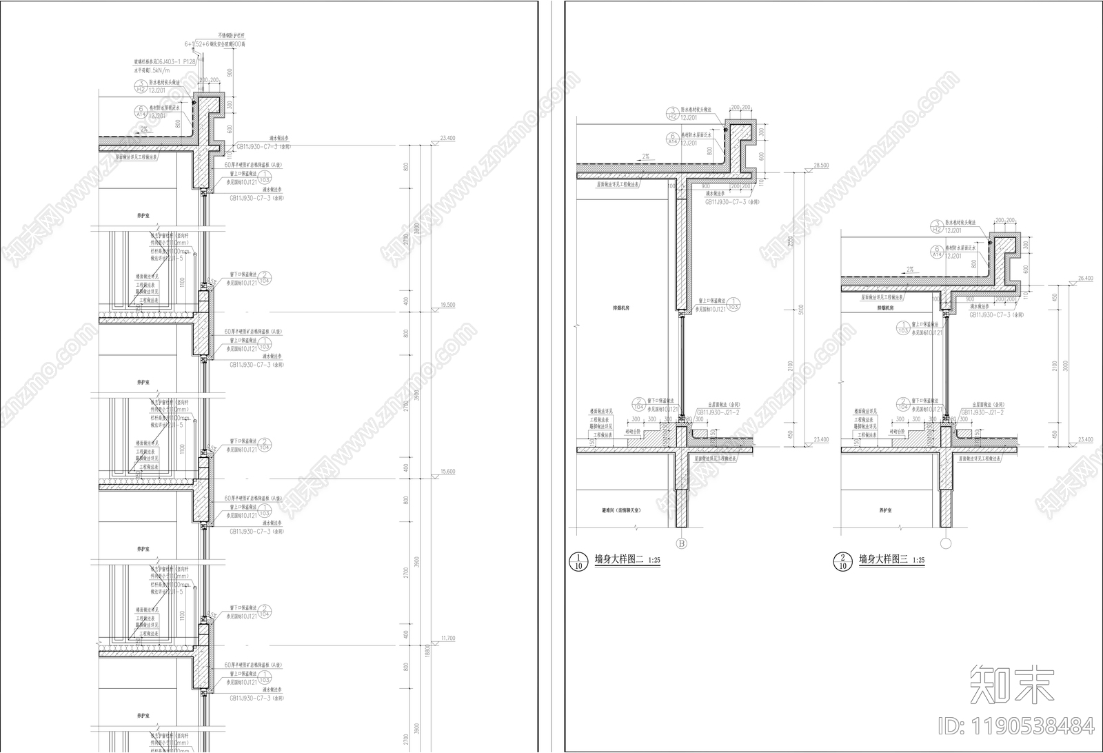 现代新中式其他公共建筑cad施工图下载【ID:1190538484】