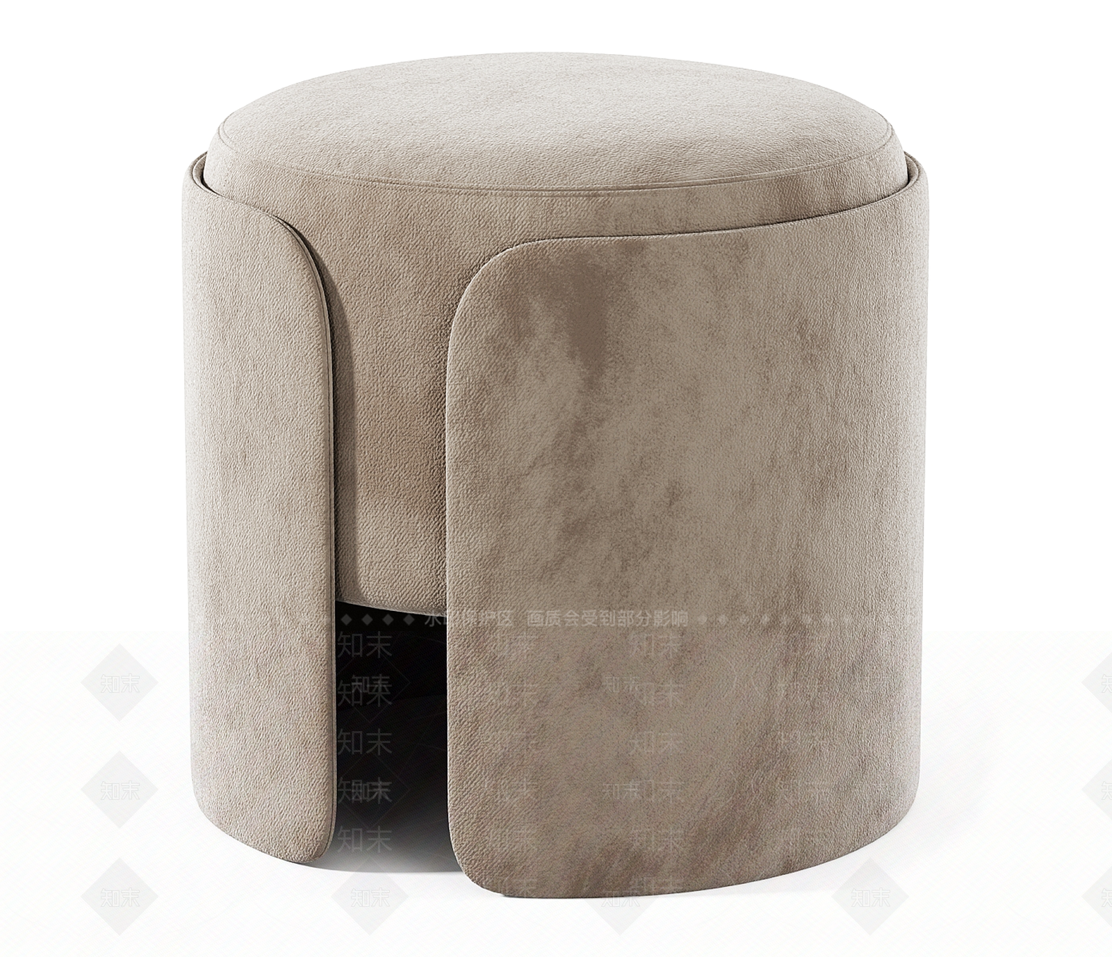 现代简约沙发凳3D模型下载【ID:1190539130】