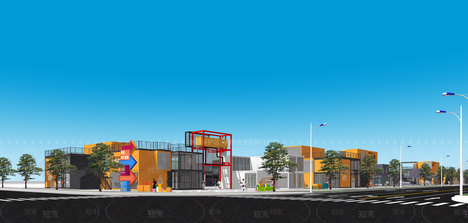 工业现代其他商业建筑SU模型下载【ID:1190539350】