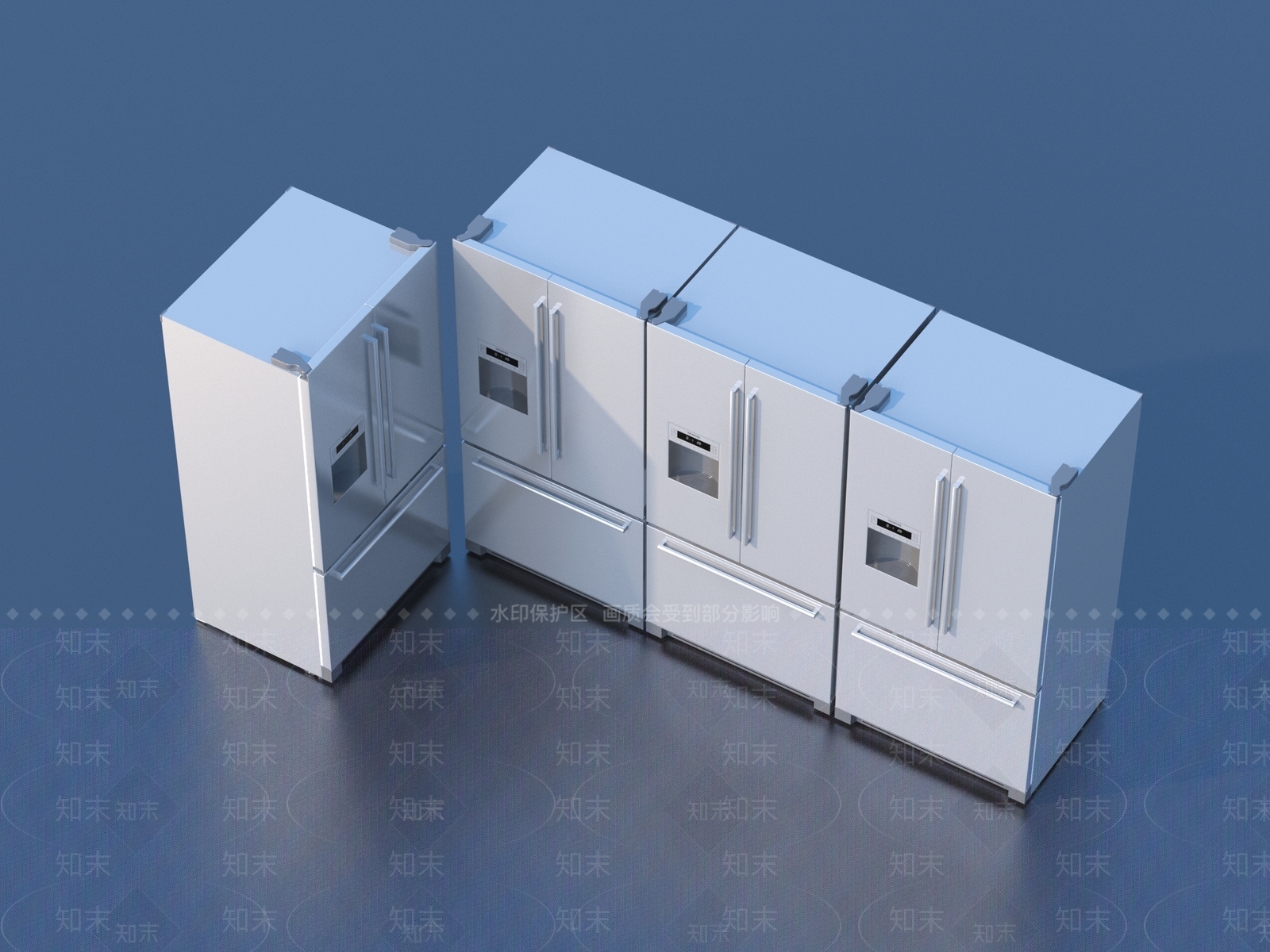 厨房用品3D模型下载【ID:1190540145】