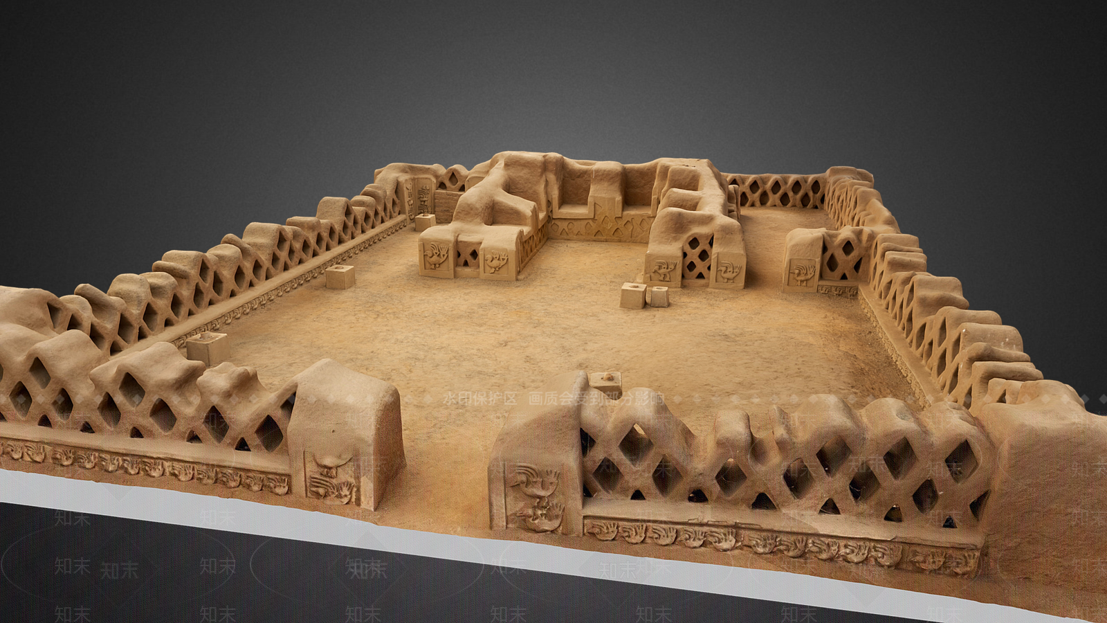 中式欧式古建3D模型下载【ID:1190545384】