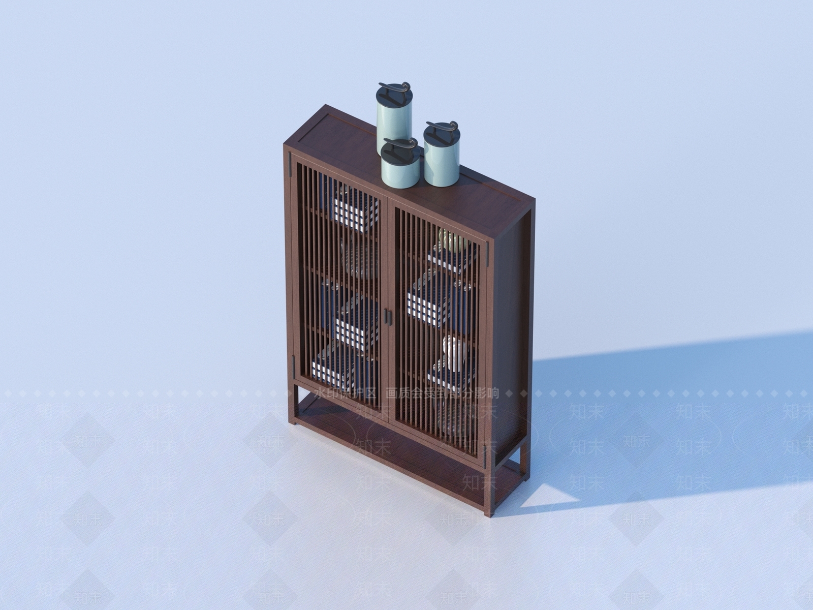 现代玄关柜3D模型下载【ID:1190551276】