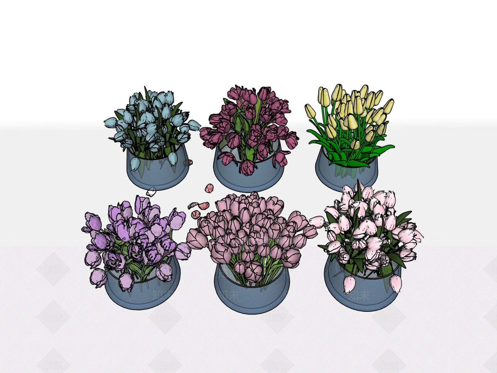 花草SU模型下载【ID:1190553198】