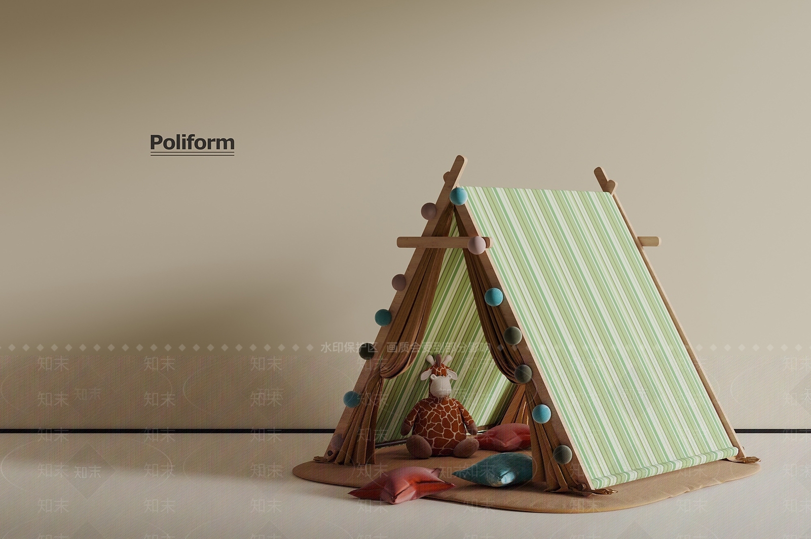 帐篷3D模型下载【ID:1190554144】