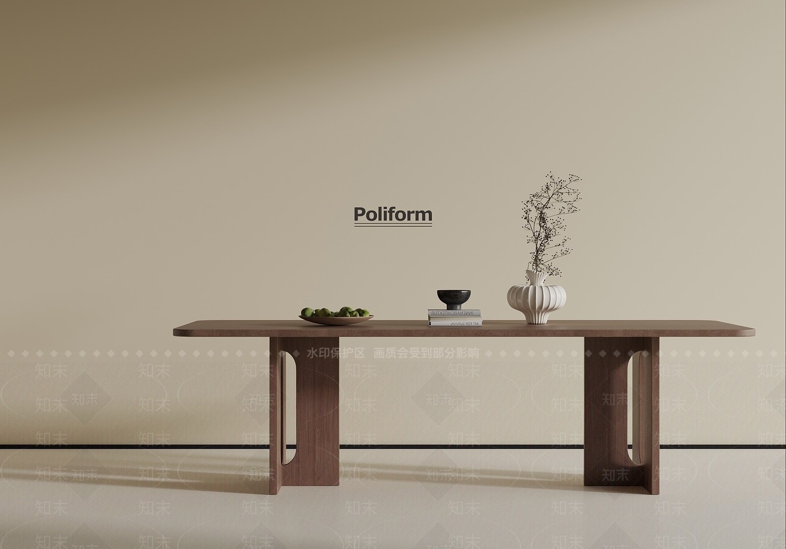 法式餐桌3D模型下载【ID:1190556769】