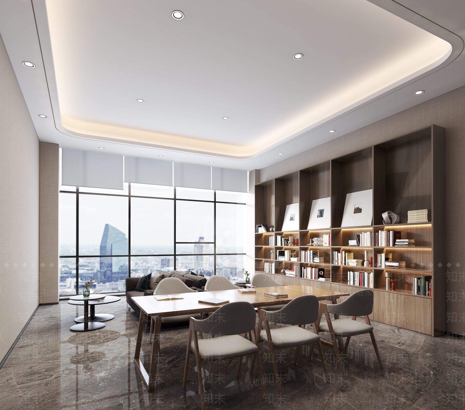 现代其他办公空间3D模型下载【ID:1190558942】