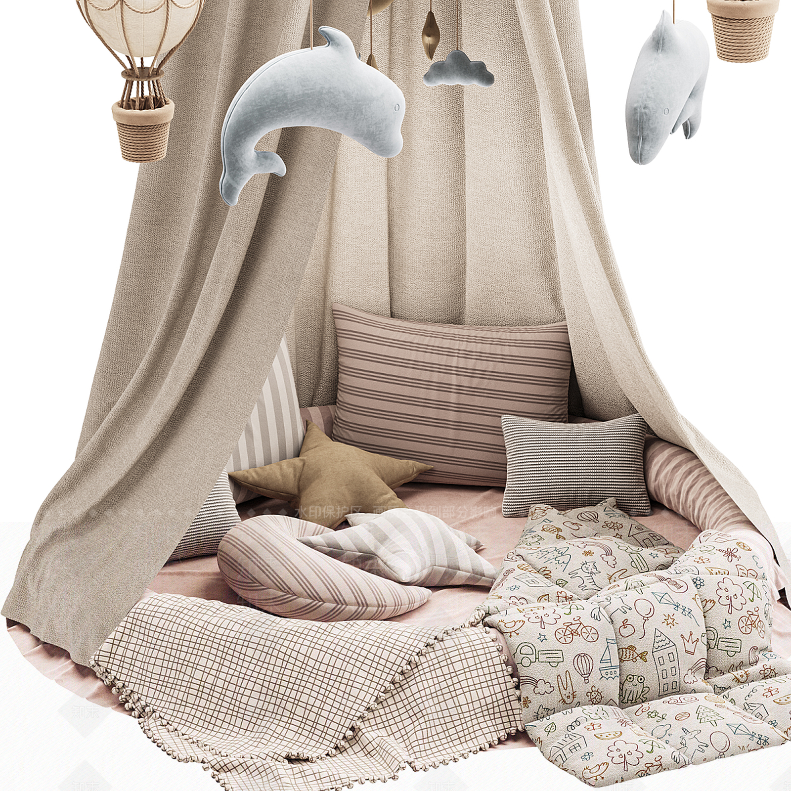 帐篷3D模型下载【ID:1190561138】