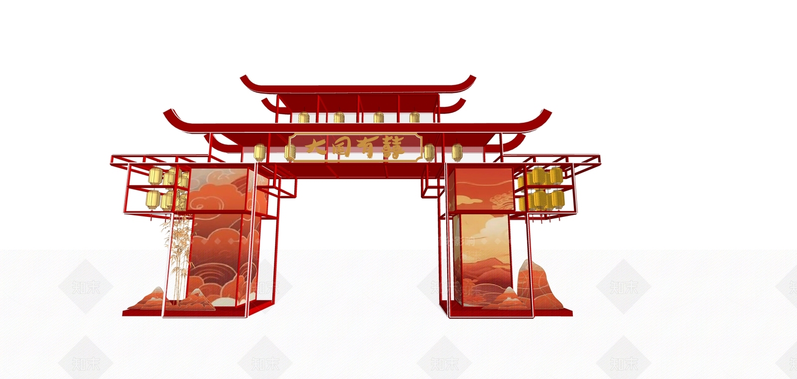 展示台SU模型下载【ID:1190567620】