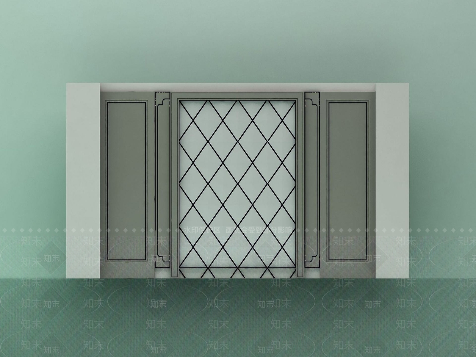 现代背景墙3D模型下载【ID:1190569776】