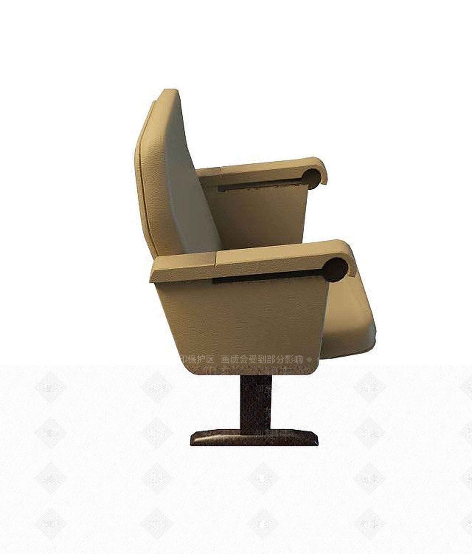 现代椅子3D模型渲染效果图