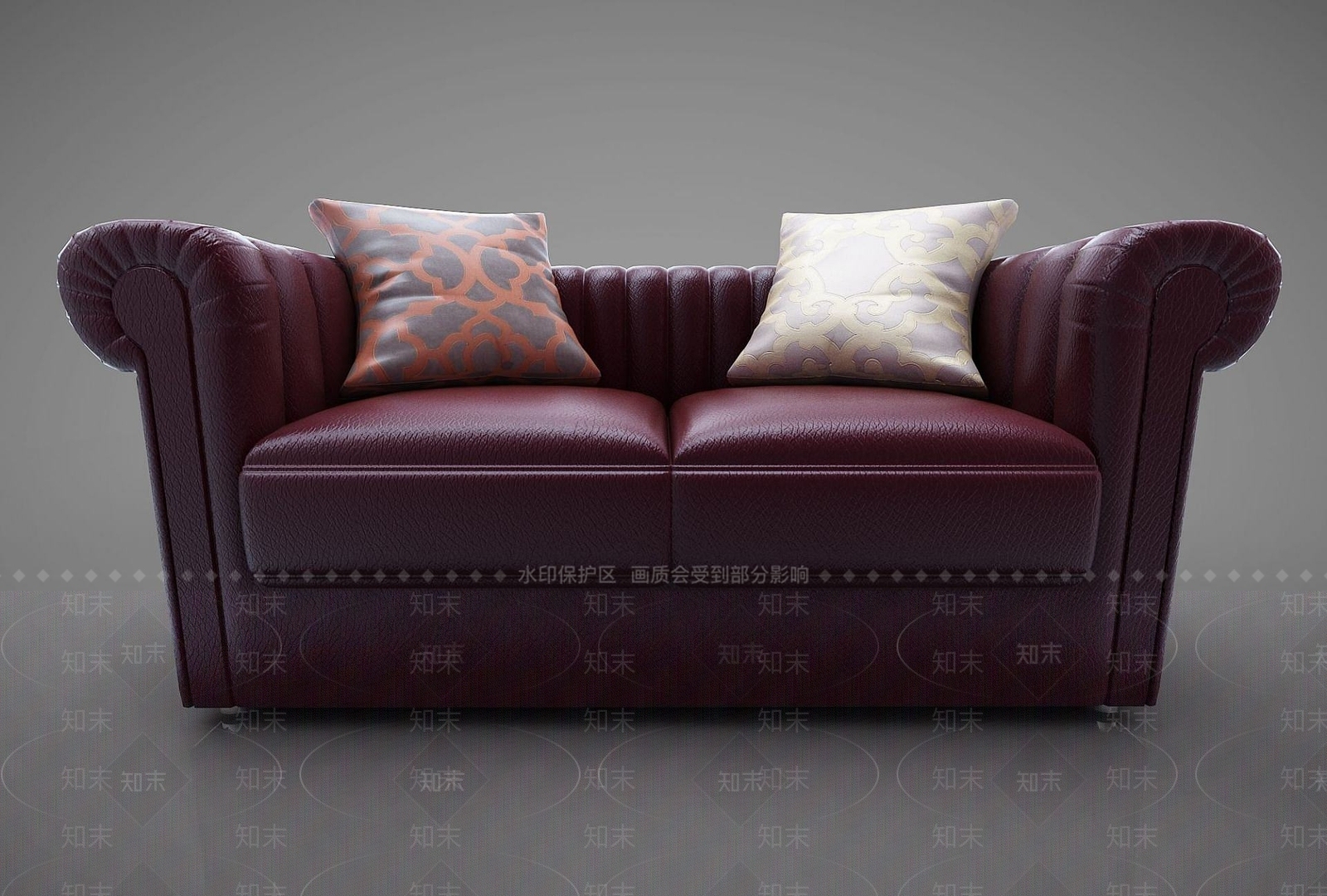 现代沙发椅子3D模型下载【ID:1190576028】