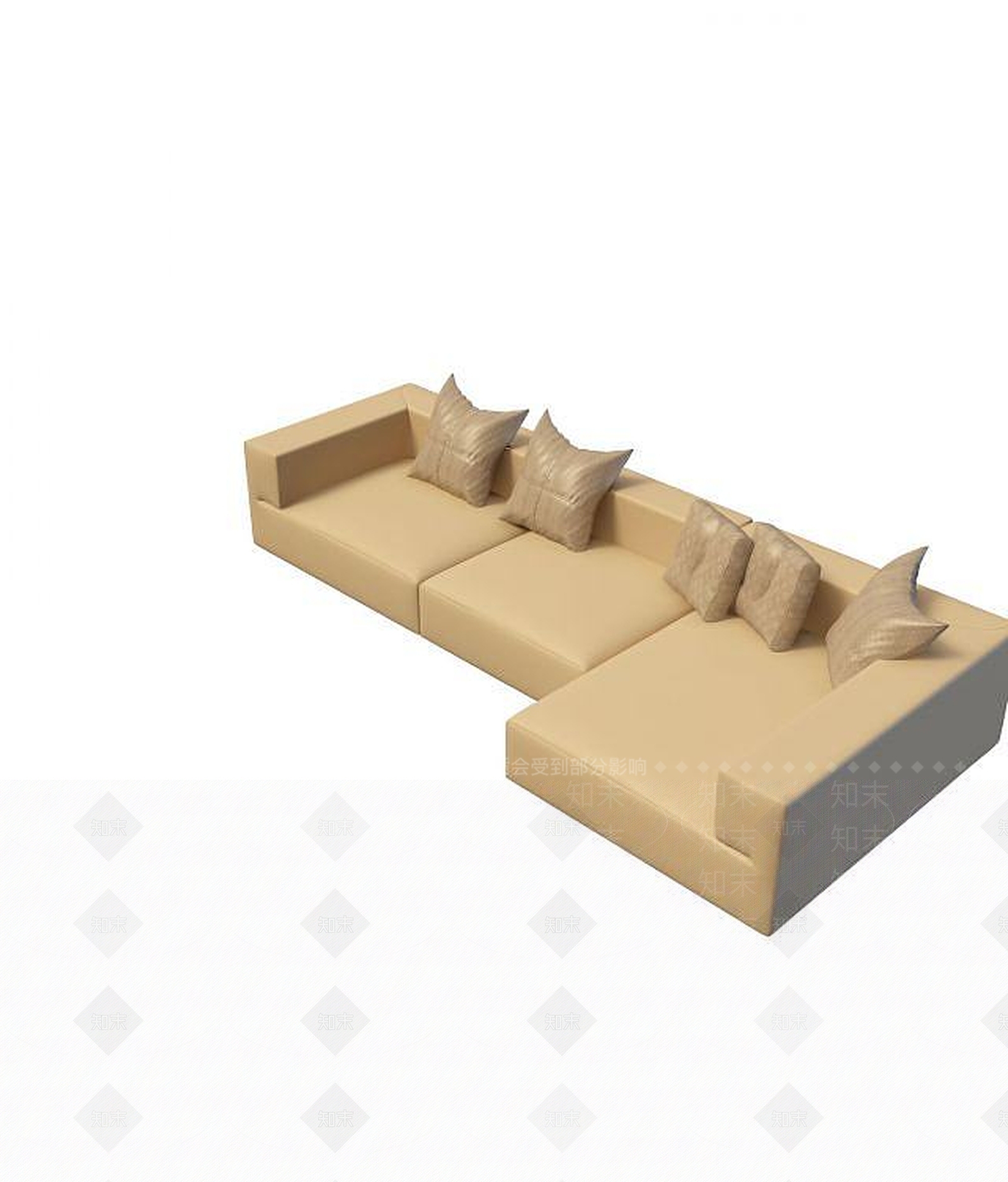现代多人沙发3D模型下载【ID:1190581445】