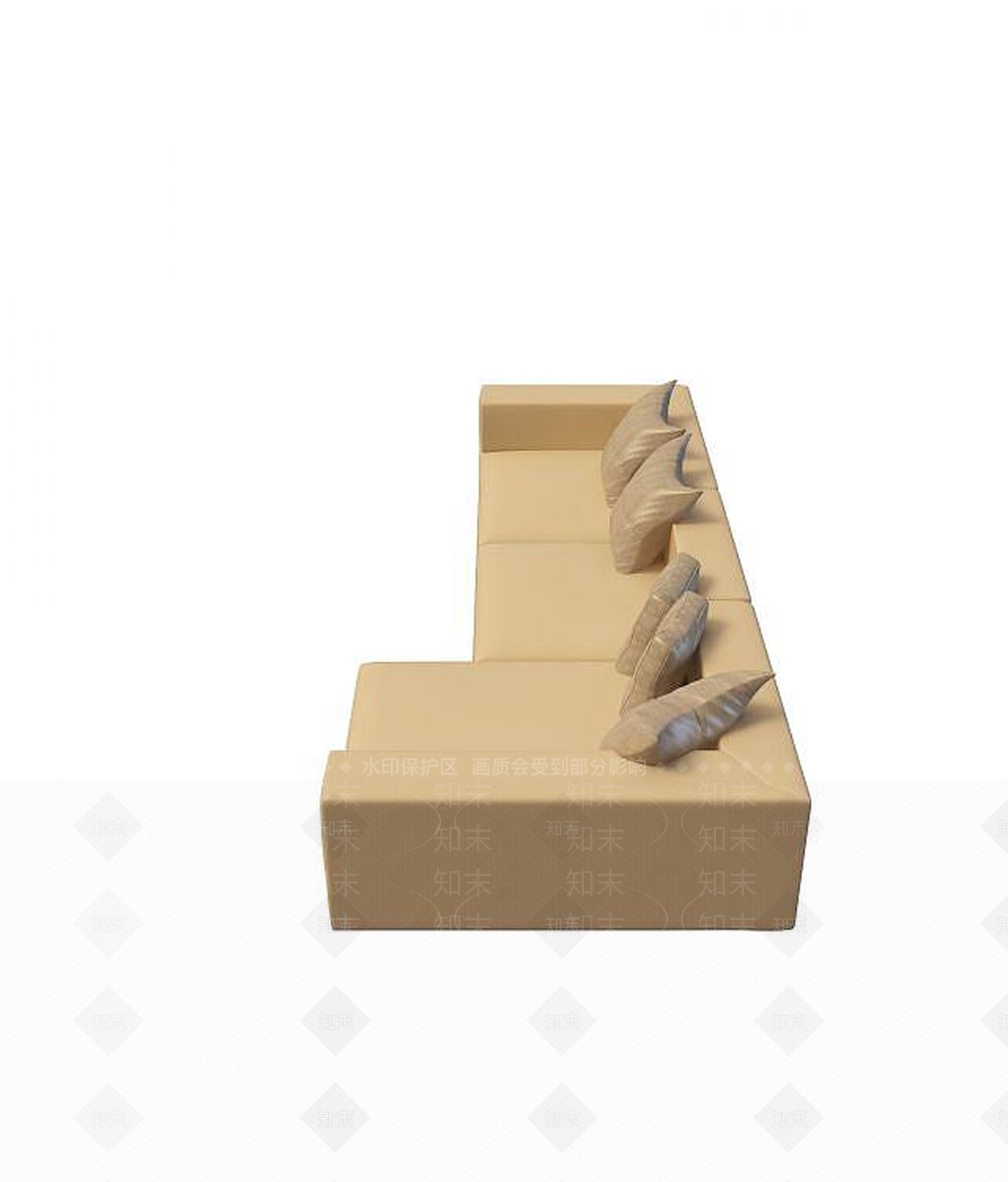 现代多人沙发3D模型下载【ID:1190581445】