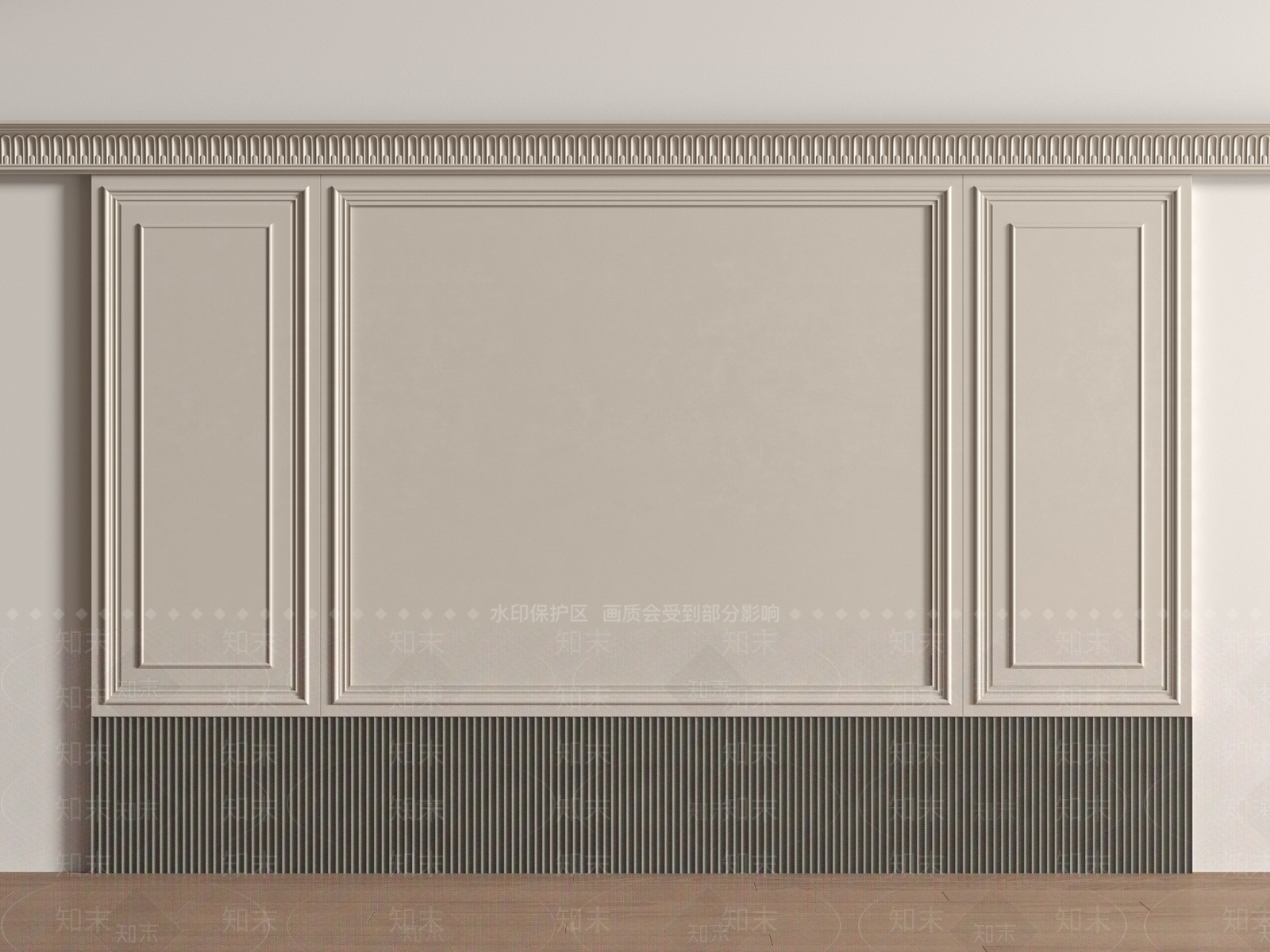 法式玄关背景墙3D模型下载【ID:1190598749】