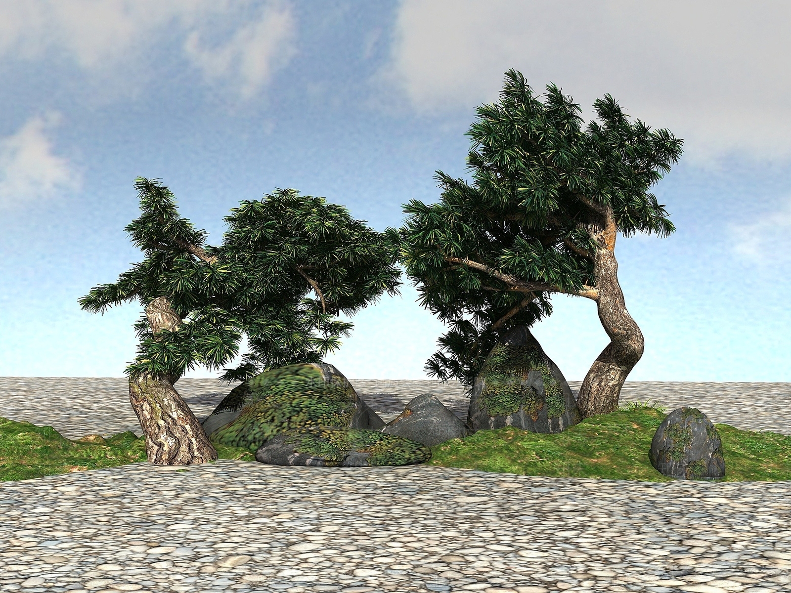 现代办公桌3D模型下载【ID:1190600043】