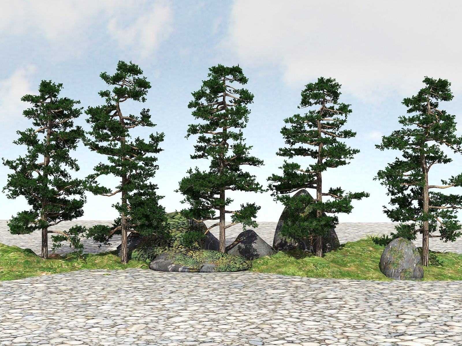 现代办公桌3D模型下载【ID:1190600671】