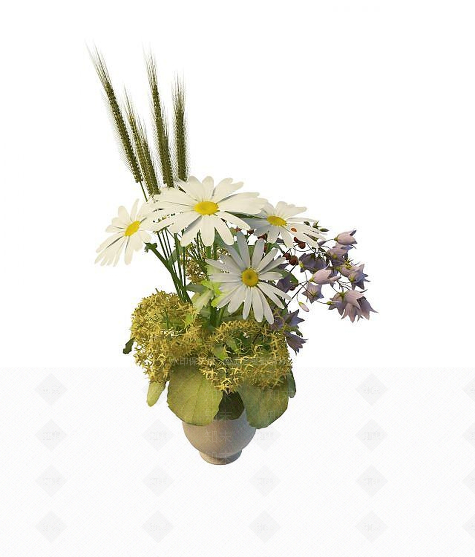 现代摆件组合3D模型下载【ID:1190600675】
