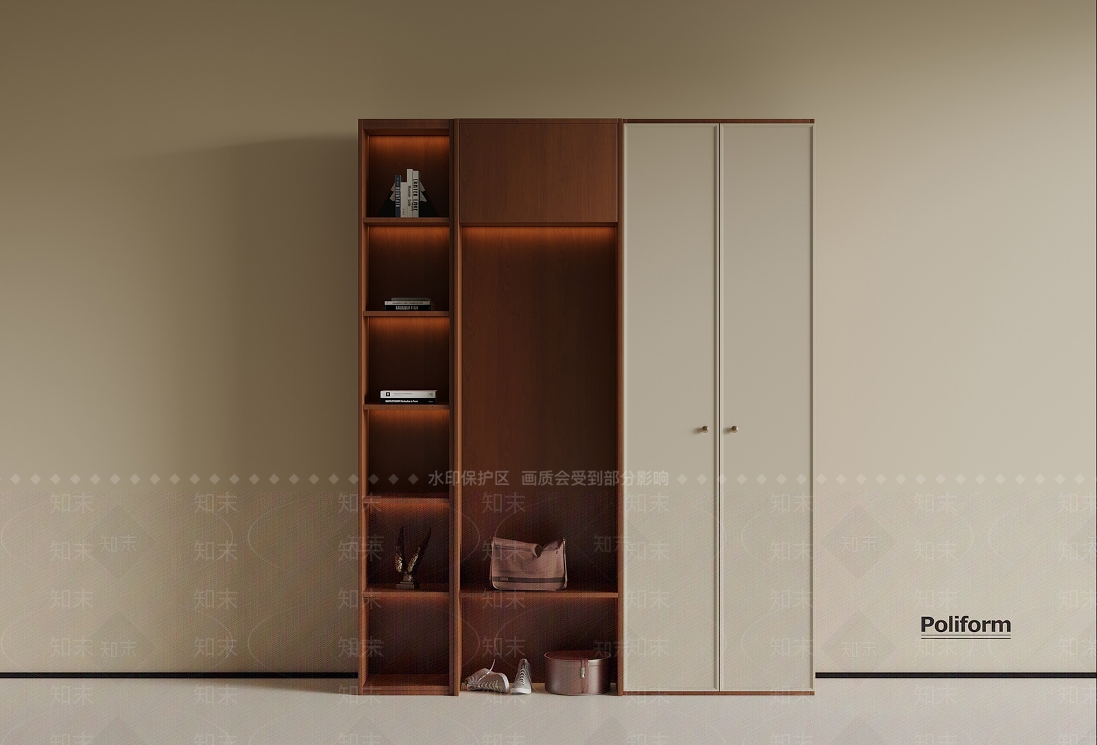 中古玄关柜SU模型下载【ID:1190601632】