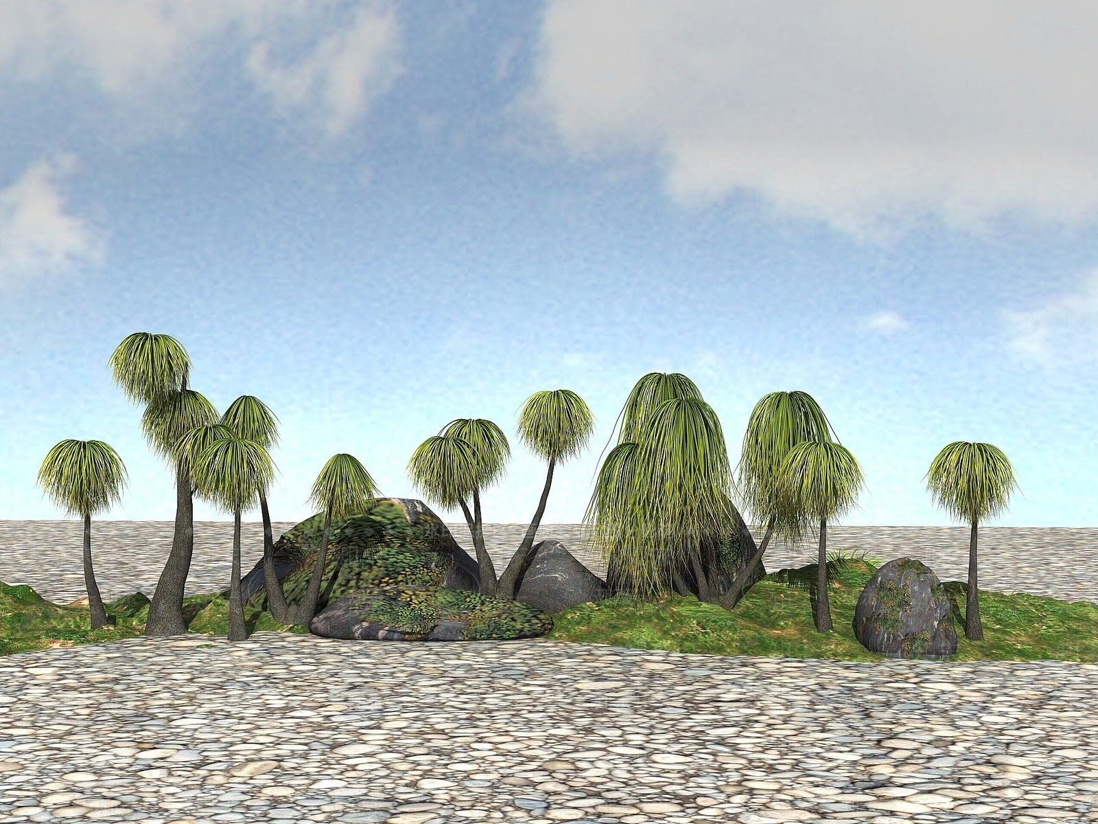现代办公桌3D模型下载【ID:1190601496】