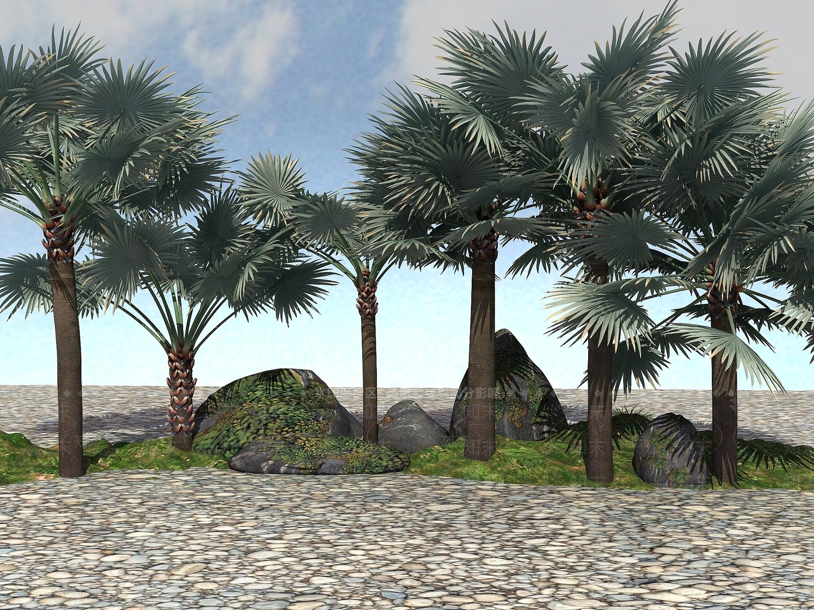 现代办公桌3D模型下载【ID:1190601875】