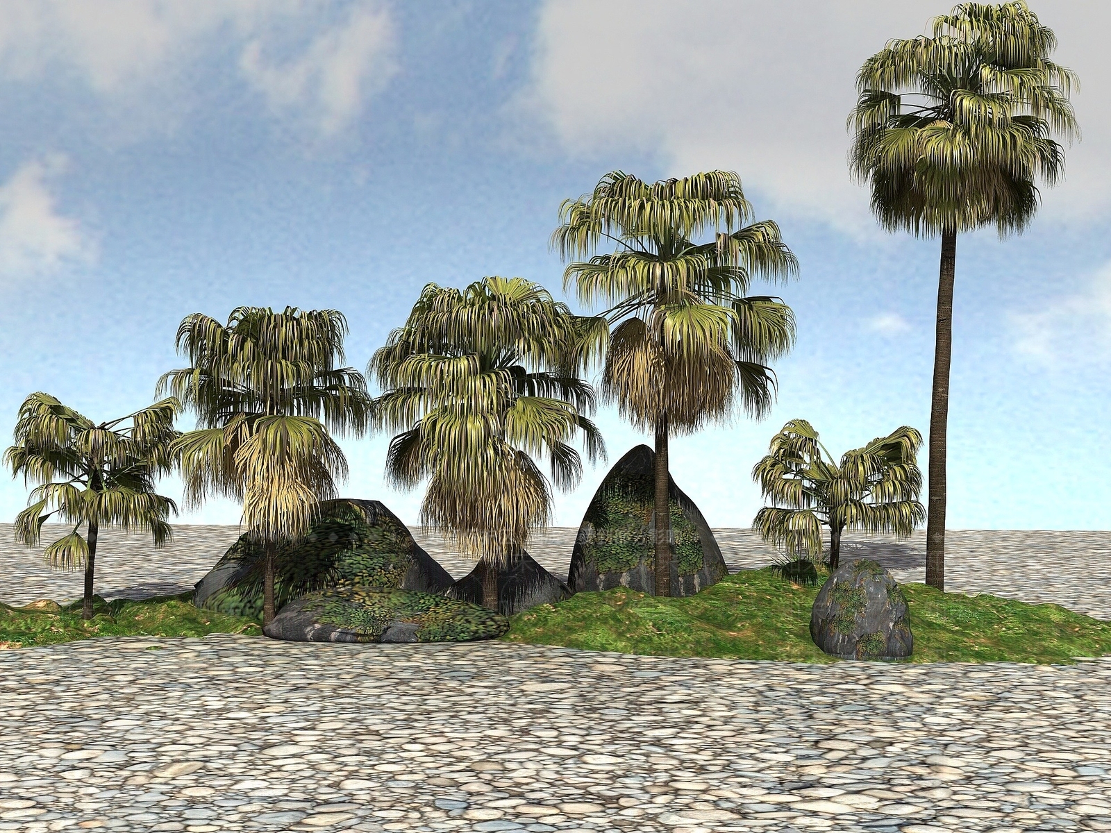 现代办公桌3D模型下载【ID:1190602527】