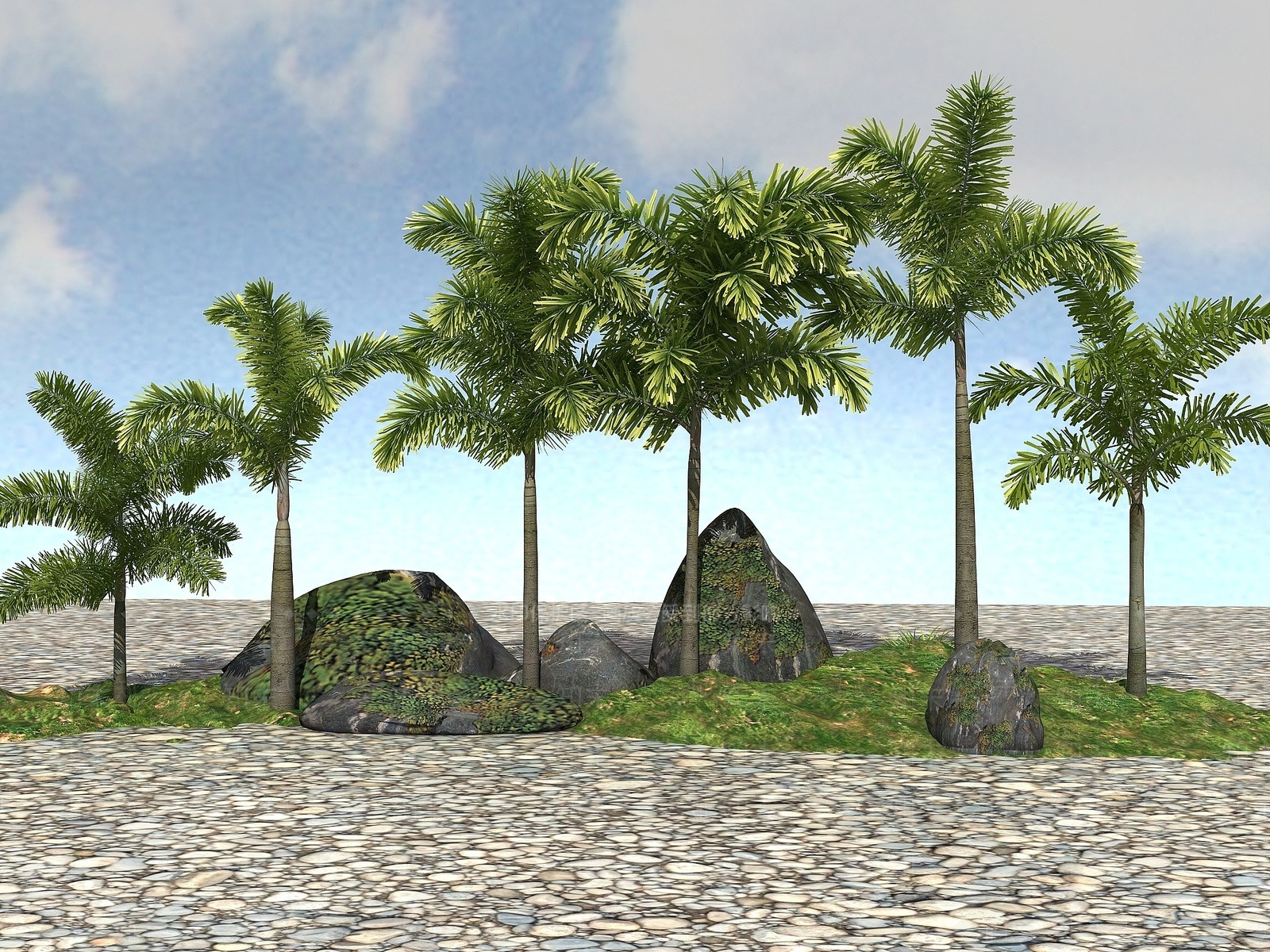 现代办公桌3D模型下载【ID:1190603879】
