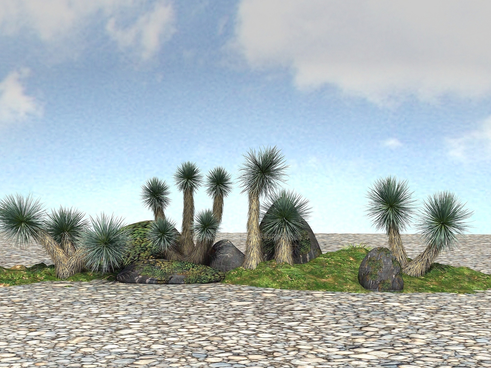 现代办公桌3D模型下载【ID:1190604011】