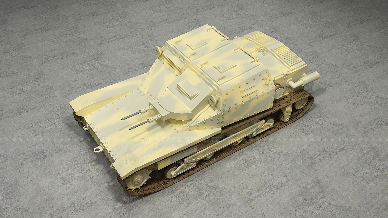 现代军事器材3D模型下载【ID:1190609358】
