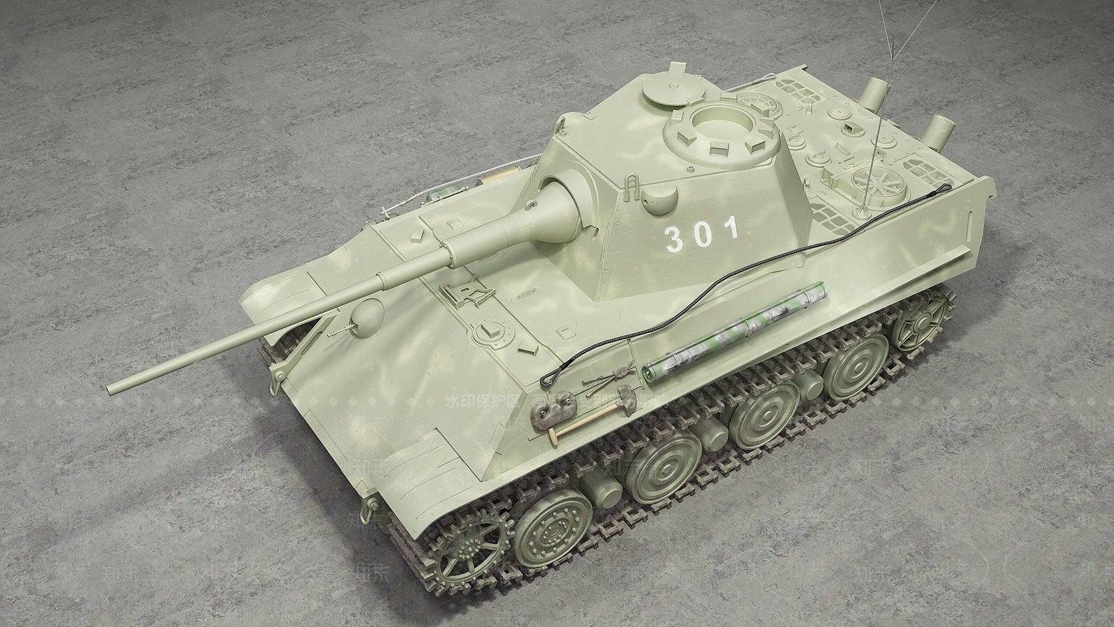 现代军事器材3D模型下载【ID:1190609596】
