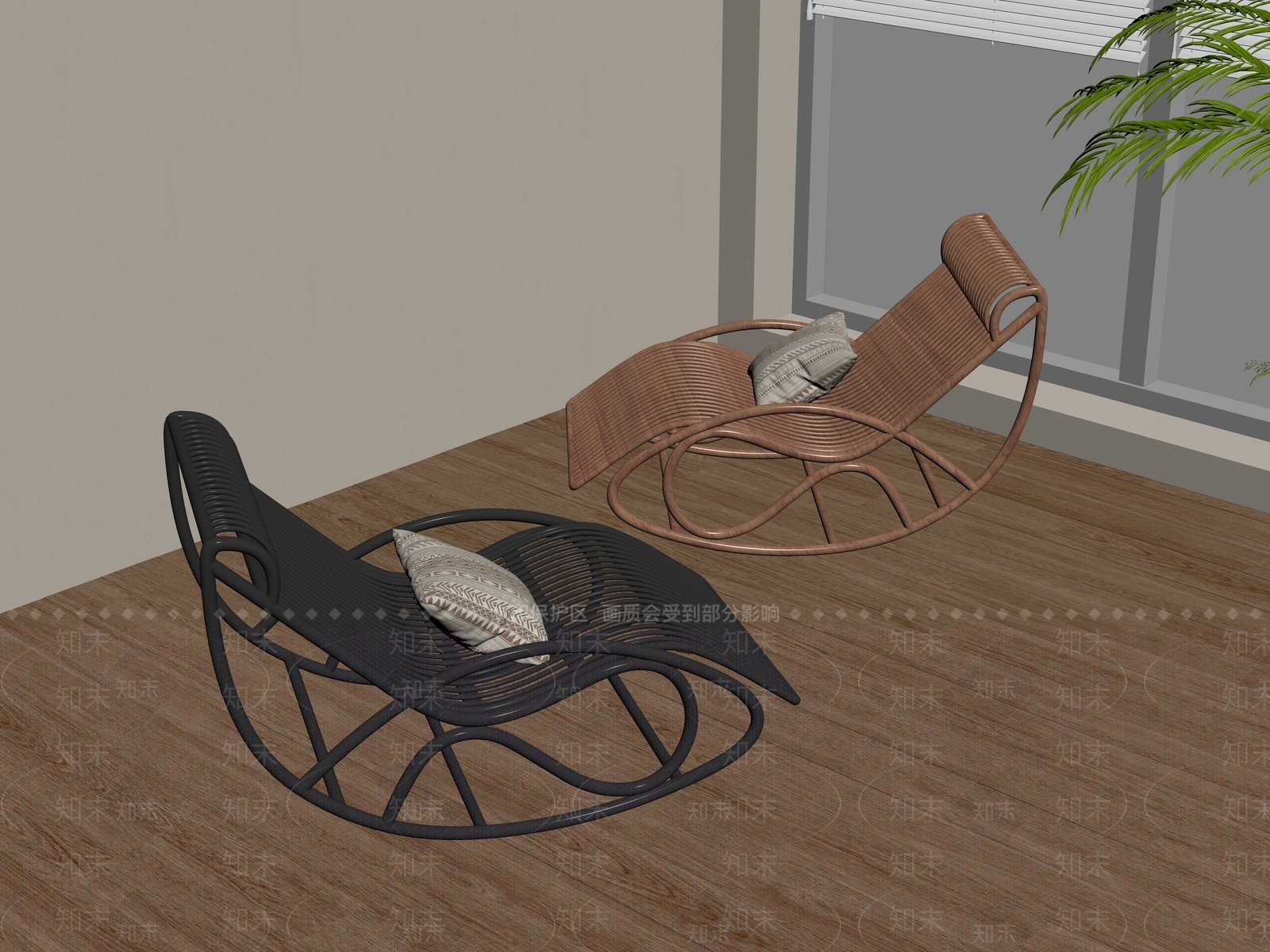躺椅SU模型下载【ID:1190617272】