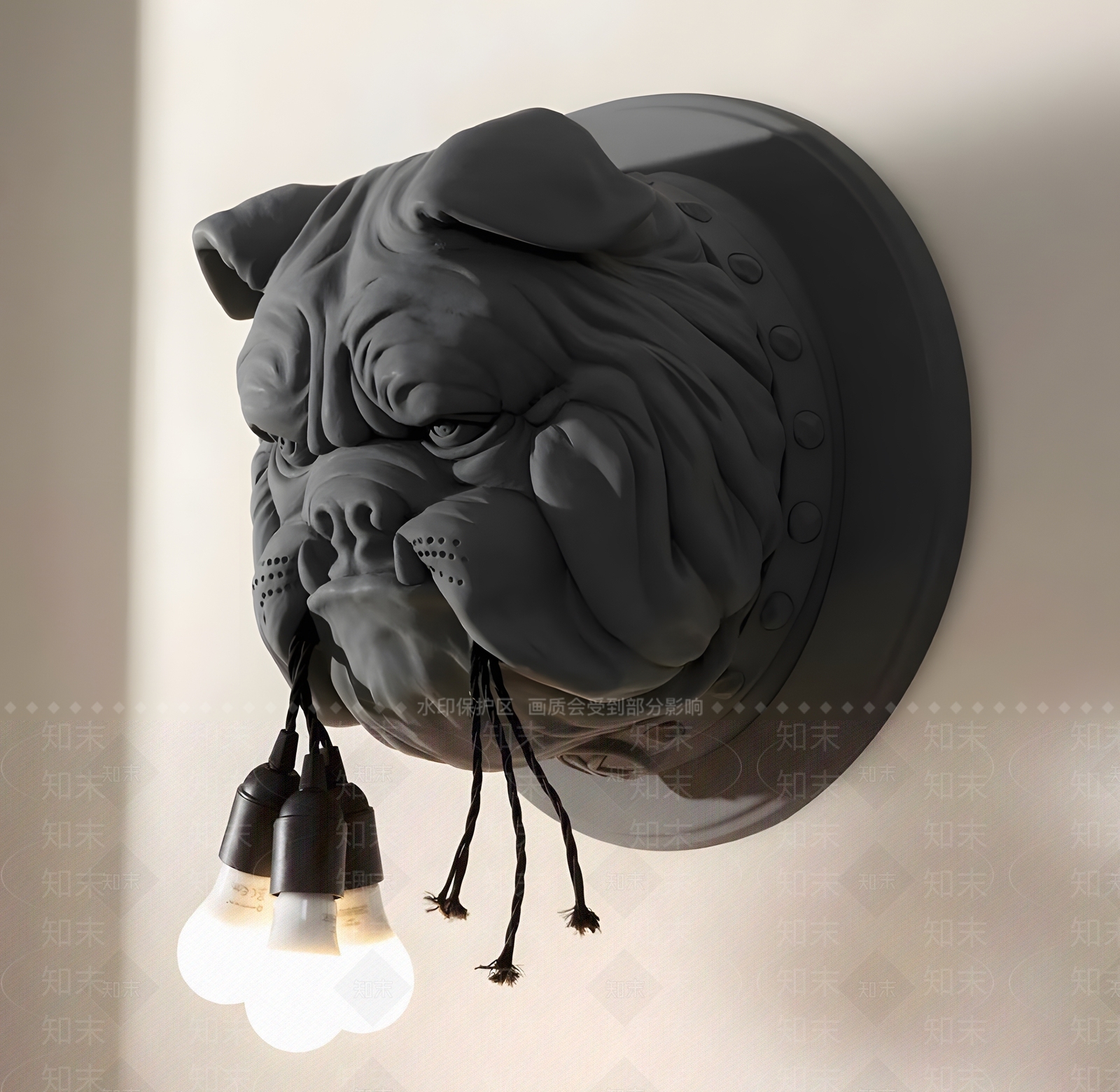 中古现代壁灯SU模型下载【ID:1190620882】