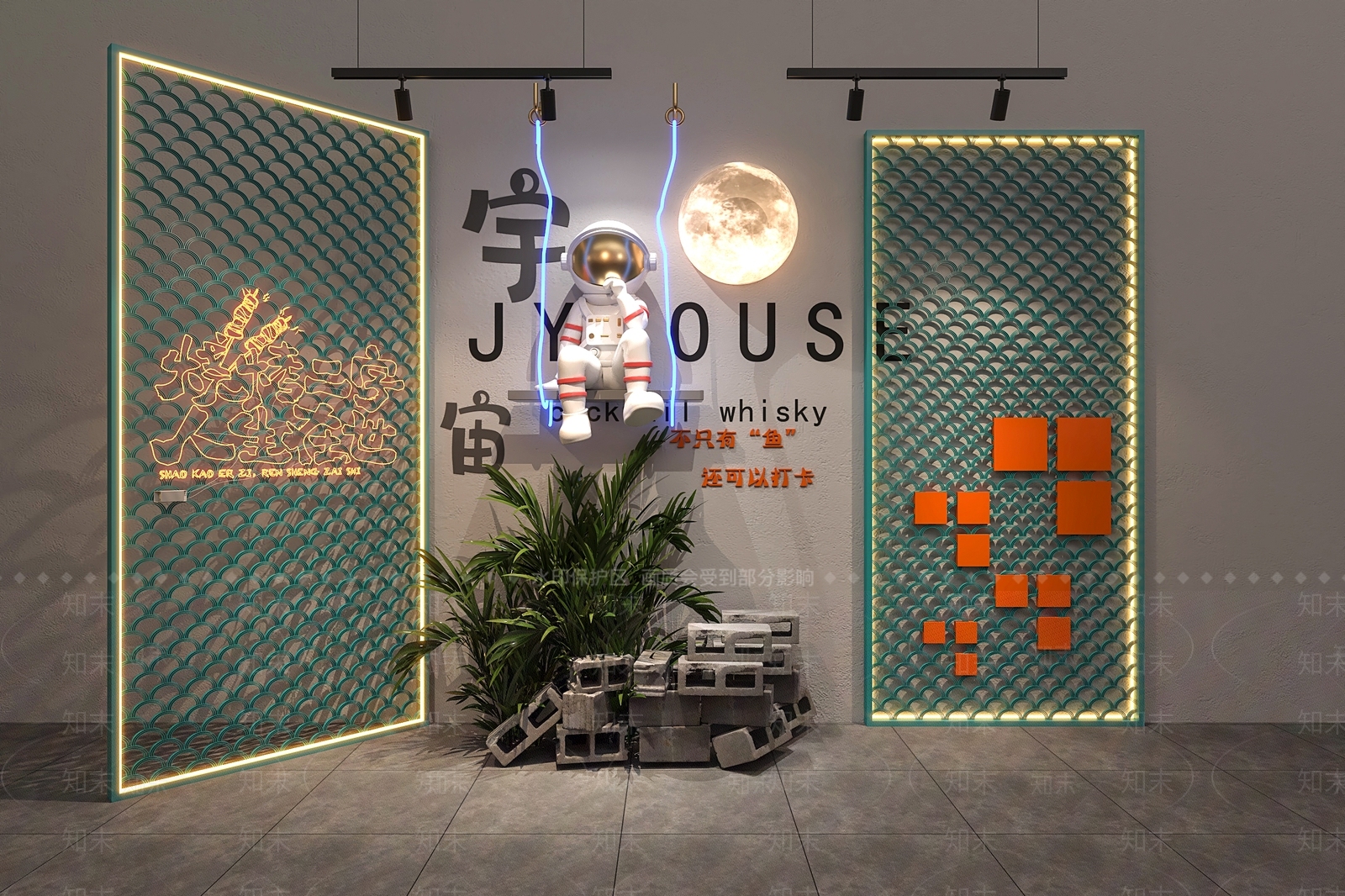 现代工业美陈3D模型下载【ID:1190625713】