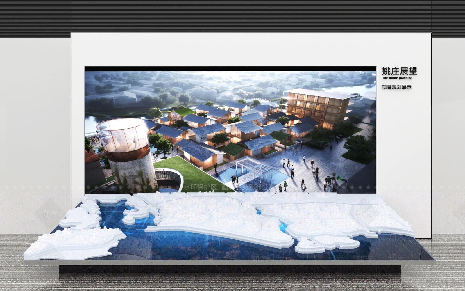 现代科技展厅3D模型下载【ID:1190628022】