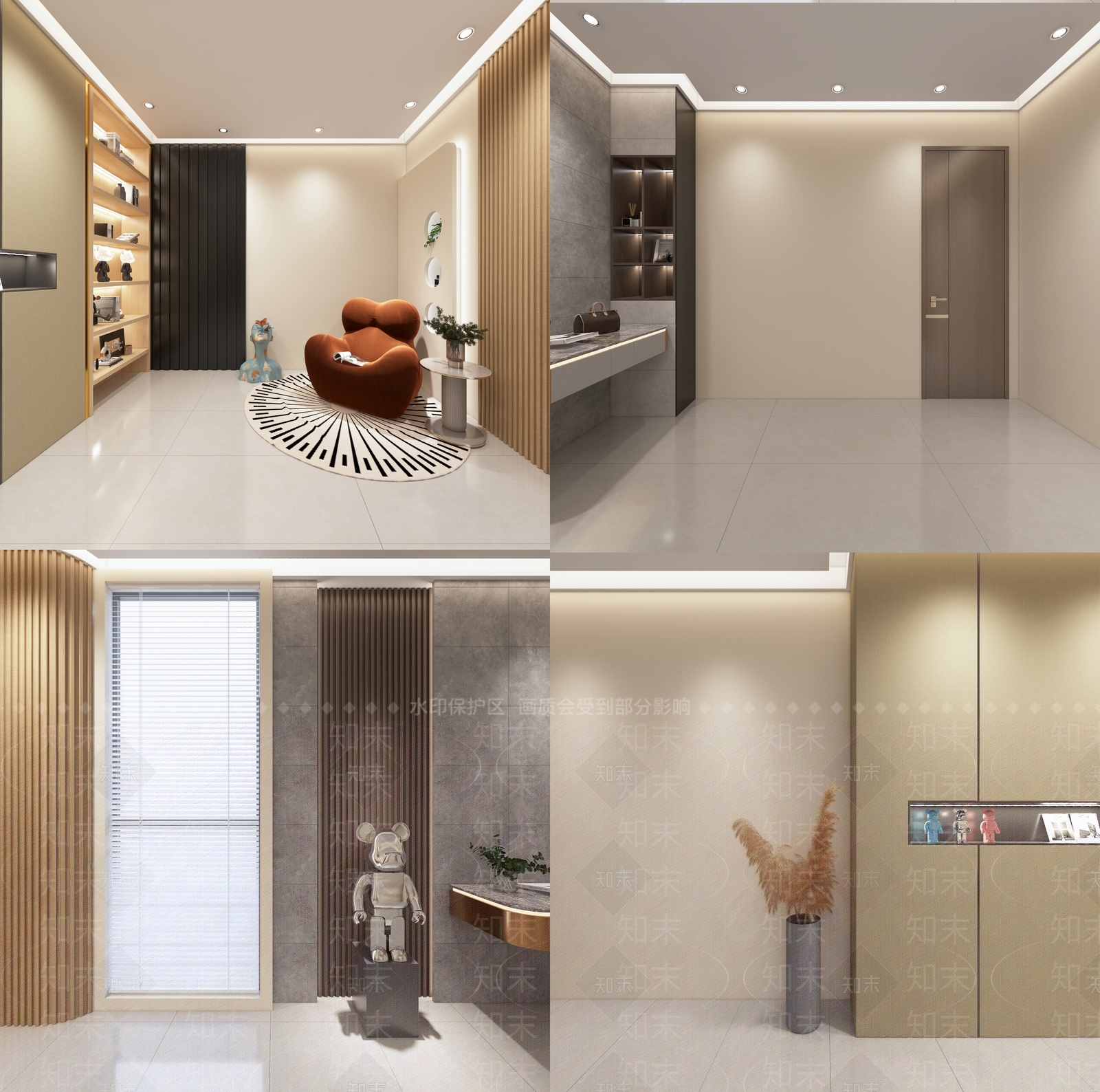 奶油直播间3D模型下载【ID:1190629394】