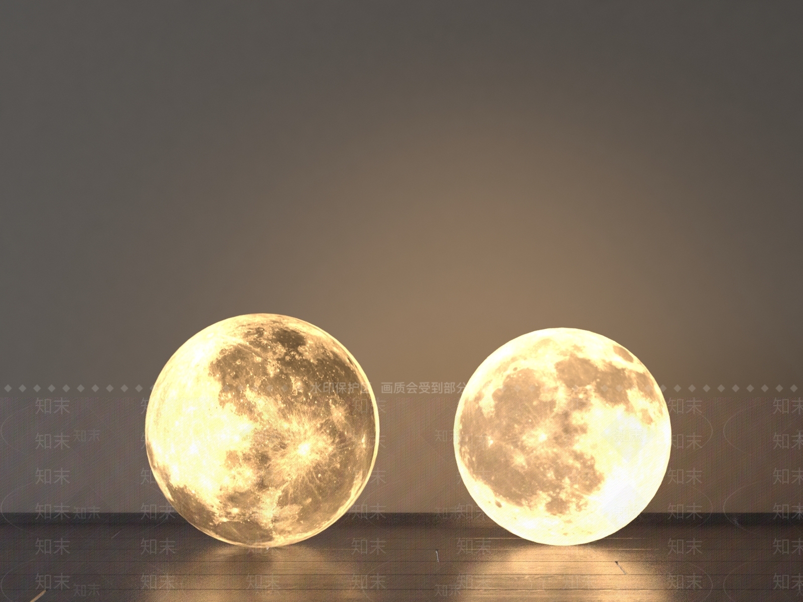 现代月球灯SU模型下载【ID:1190632485】